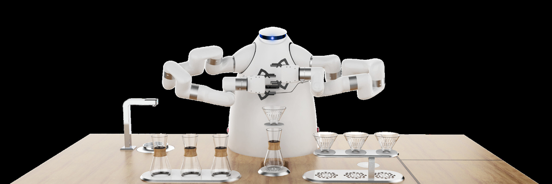 Robot Arm Ekspres do kawy RJ45 Interfejs HDMI Artisanal Cafe Latte Robot na Zimowych Igrzyskach Olimpijskich