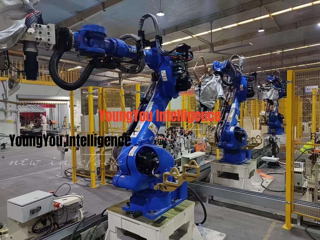 System pozycjonera robota Abb o zwiększonej wysokości lepiej dostosowuje się do podstawy robota linii produkcyjnej