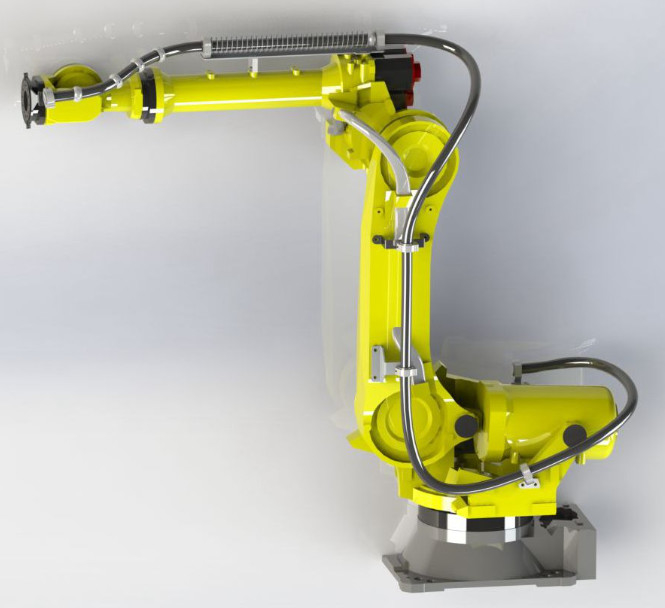 Pakiet robota ABB 6640 Dłuższa żywotność osprzętu spawalniczego Rurociąg od jednej do sześciu osi