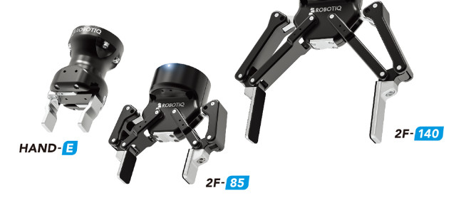 Elektryczny chwytak robota Obciążenie pazura 5 kg Siła zacisku 20-185N Ramię robota Hand-E Two Finger