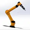 Robot przemysłowy chwytak do żywności o masie własnej 1 kg Dokładność powtarzania 0,01 mm
