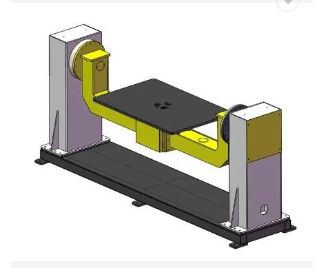Dwuosiowy pozycjoner robota spawalniczego Abb Gramofon 1200x1200 380v 50-60hz Obciążenie osi 100-1000kg