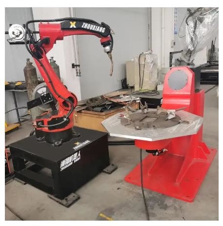 FANUC dwuosiowy pozycjoner robota typu L spawanie łukowe pozycjoner robota 300KG 450mm
