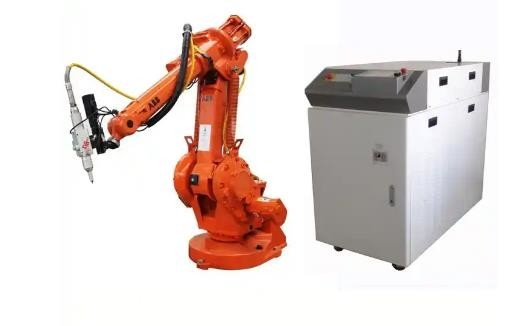 System robota spawalniczego laserem światłowodowym ABB Kuka Fanuc 6-osiowa głębokość ramienia robota 0,04-6 mm