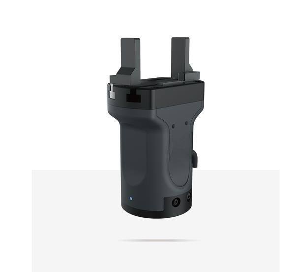 Chwytak elektryczny RG75-300 odpowiedni dla robotów współpracujących. Waga: 0,75 kg/IP65