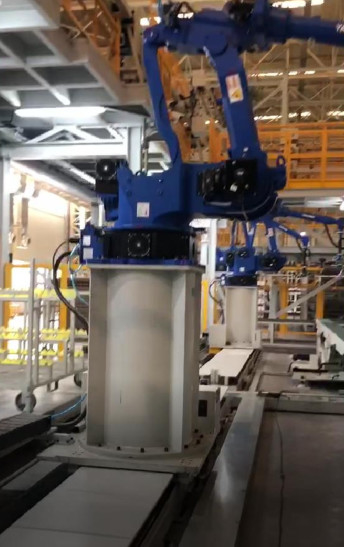 Przewodnik liniowy robota serwomotorowego AC - zainstalowany w 2 jednostkach do zastosowań przemysłowych