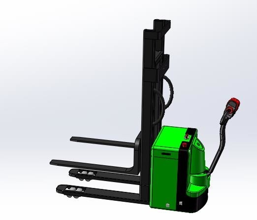 125 mm Standardowa wysokość podnoszenia Automatyczny kierowany wózek widłowy o pojemności 2000 kg
